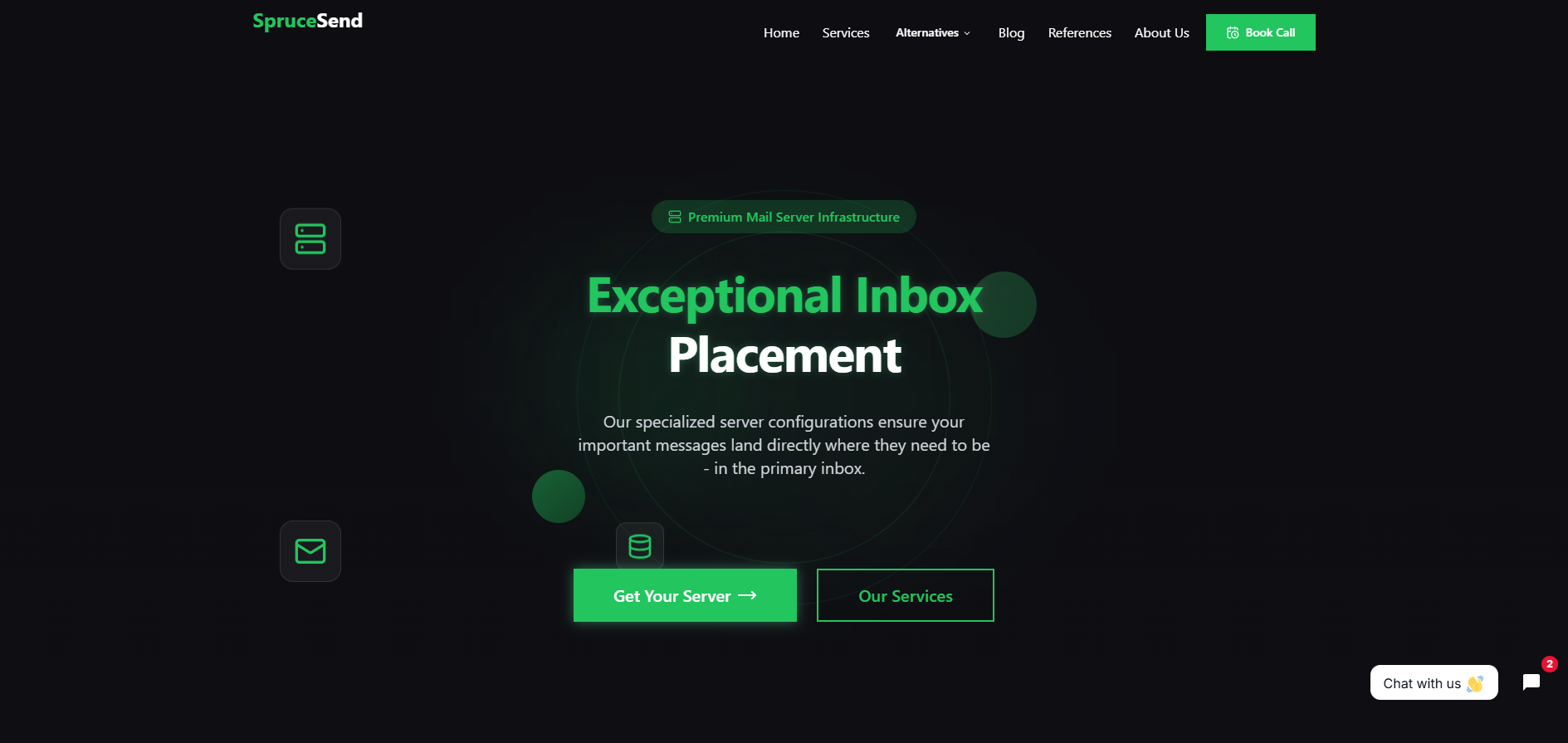 SpruceSend - Custom Email Infrastructure & SMTP Relay Service